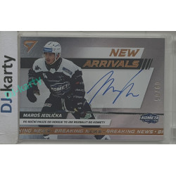 2024/25 Sportzoo ELH 1. serie #NAS-MJ Maroš Jedlička New Arrivals Auto xx/60