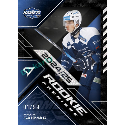 2024/25 Sportzoo ELH 2. serie #RP-18 Maxim Sakmár Rookie Premiere Limited xx/99