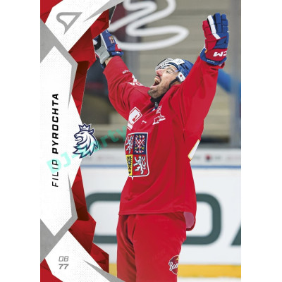 2025 Sportzoo Hokejové ČESKO #21 Filip Pyrochta