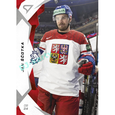 2025 Sportzoo Hokejové ČESKO #24 Jan Ščotka