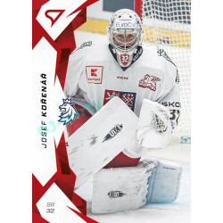 2025 Sportzoo Hokejové ČESKO #03 Josef Kořenář Red