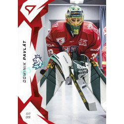 2025 Sportzoo Hokejové ČESKO #06 Dominik Pavlát Red