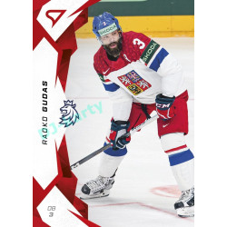 2025 Sportzoo Hokejové ČESKO #12 Radko Gudas Red