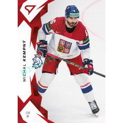 2025 Sportzoo Hokejové ČESKO #15 Michal Kempný Red