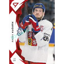 2025 Sportzoo Hokejové ČESKO #19 Radek Kučeřík Red