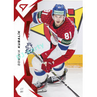 2025 Sportzoo Hokejové ČESKO #47 Dominik Kubalík Red