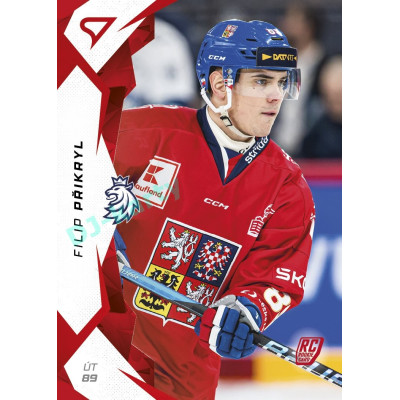 2025 Sportzoo Hokejové ČESKO #53 Filip Přikryl Red