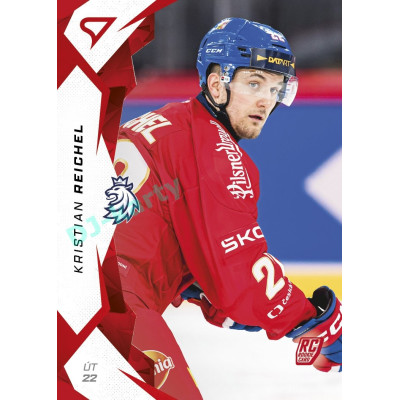 2025 Sportzoo Hokejové ČESKO #54 Christian Reichel Red