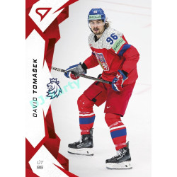 2025 Sportzoo Hokejové ČESKO #59 David Tomášek Red
