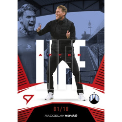 2024/25 Sportzoo Chance Liga 2. série #AL-10 Radoslav Kováč Afterlife Red 01/10