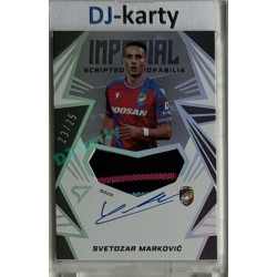 2024/25 Sportzoo Chance Liga 2. série #IM-SM Svetozar Markovič Imperial Scripted Memorabilia 23/25