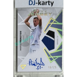 2024/25 Sportzoo Chance Liga 2. série #GJS-PO Marios Pourzitidis Game Jersey Auto 16/25