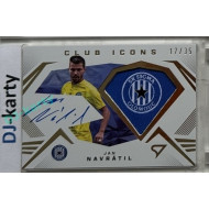 2024/25 Sportzoo Chance Liga 2. série #CIS-JN Jan Navrátil Club Icons Auto Patch 17/35