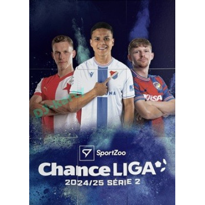 2024/25 Sportzoo Chance Liga 2. série komplet PUZZLE QUEST 9ks - použité kódy