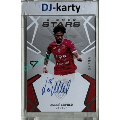 2024/25 Sportzoo Chance Liga 2. série #SL1-LE André Leipold Signed Stars Level 1 xx/99