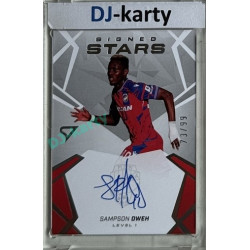 2024/25 Sportzoo Chance Liga 2. série #SL1-SD Sampson Dweh Signed Stars Level 1 xx/99