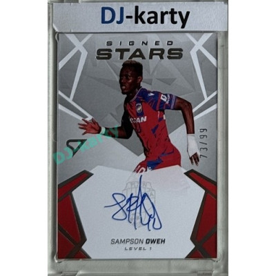 2024/25 Sportzoo Chance Liga 2. série #SL1-SD Sampson Dweh Signed Stars Level 1 xx/99