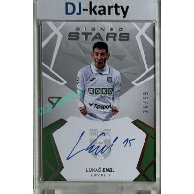 2024/25 Sportzoo Chance Liga 2. série #SL1-EN Lukáš Endl Signed Stars Level 1 xx/99