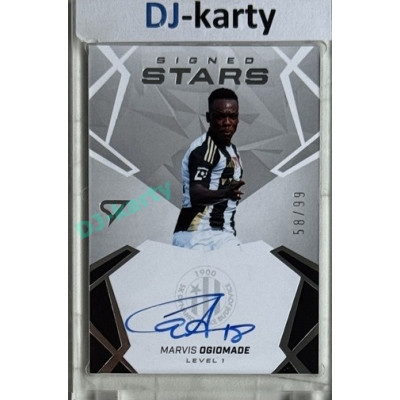 2024/25 Sportzoo Chance Liga 2. série #SL1-MO Marvis Ogiomade Signed Stars Level 1 xx/99