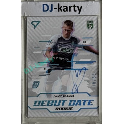 2024/25 Sportzoo Chance Liga 2. série #DDS-DP David Planka Debut date Rookie Auto xx/65