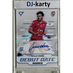 2024/25 Sportzoo Chance Liga 2. série #DDS-VJ Václav Jindra Debut date Rookie Auto xx/65