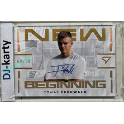 2024/25 Sportzoo Chance Liga 2. série #NBS-TF Tomáš Frühwald New Beginnings Auto xx/60