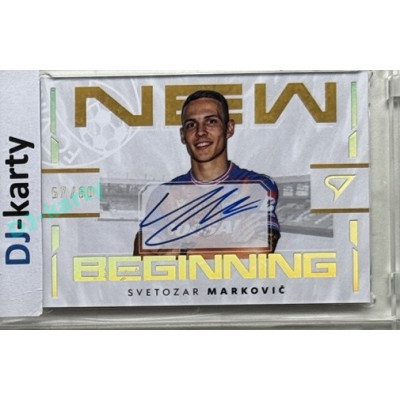 2024/25 Sportzoo Chance Liga 2. série #NBS-SM Svetozar Markovič New Beginnings Auto xx/60