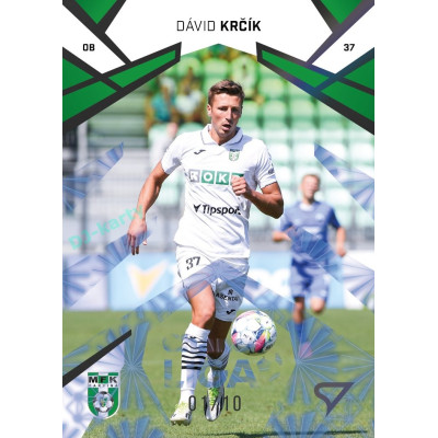 2024/25 Sportzoo Chance Liga 2. série #336 Dávid Krčík Nightfire Glow xx/10