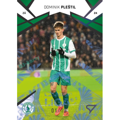 2024/25 Sportzoo Chance Liga 2. série #332 Dominik Pleštil Nightfire Glow xx/10