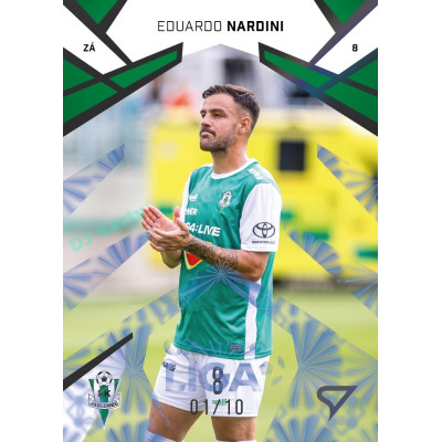 2024/25 Sportzoo Chance Liga 2. série #305 Eduardo Nardini Nightfire Glow xx/10