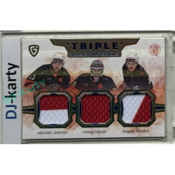 2024/25 Maxa Liga EXPO #JM-12 M. Gaspar / P. Hölsä / R. Přikryl Triple Jersey Materials 1of4