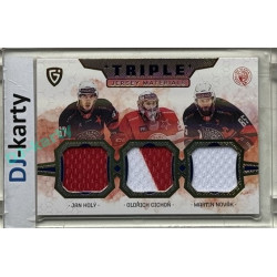 2024/25 Maxa Liga EXPO #JM-13 J. Holý / O. Cichoň / M. Novák Triple Jersey Materials 1of4