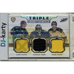 2024/25 Maxa Liga EXPO #JM-21 L. Pulpán / V. Habal / D. Kružík Triple Jersey Materials 1of4
