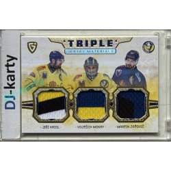 2024/25 Maxa Liga EXPO #JM-15 J. Krisl / V. Morky / M. Taťovič Triple Jersey Materials 1of4