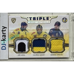 2024/25 Maxa Liga EXPO #JM-15 J. Krisl / V. Morky / M. Taťovič Triple Jersey Materials 1of4