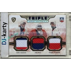 2024/25 Maxa Liga EXPO #JM-20 P. Vodička / J. Brož / T. Svoboda Triple Jersey Materials 1of4
