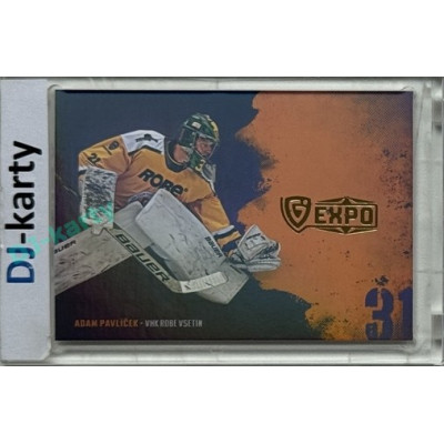 2024/25 Maxa Liga EXPO #ASGT-27 Adam Pavlíček Goalie Team Signature (bez podpisu) 1of5