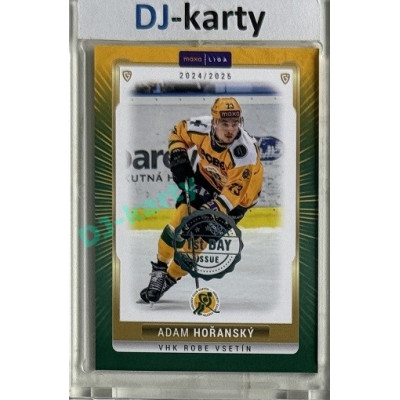 2024/25 Maxa Liga EXPO #VSE-21 Adam Hořanský 1st Day of Issue 1of2