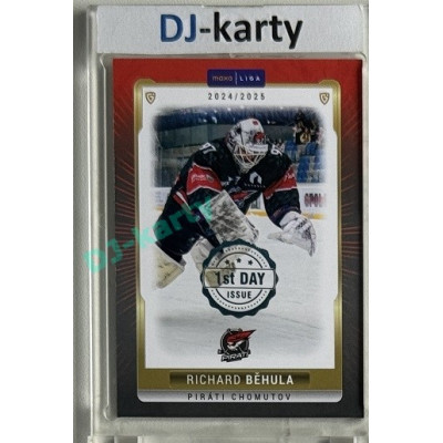 2024/25 Maxa Liga EXPO #CHOM-27 Richard Běhula 1st Day of Issue 1of2