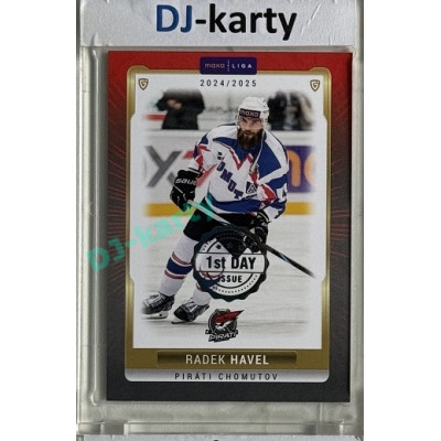 2024/25 Maxa Liga EXPO #CHOM-10 Radek Havel 1st Day of Issue 1of2