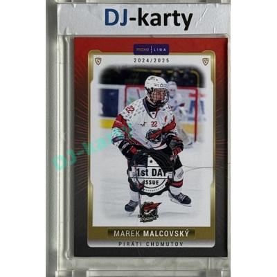 2024/25 Maxa Liga EXPO #CHOM-30 Marek Malcovský 1st Day of Issue 1of2
