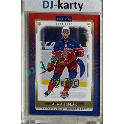 2024/25 Maxa Liga EXPO #POR-26 Adam Sedlák Expo Blue 1of2