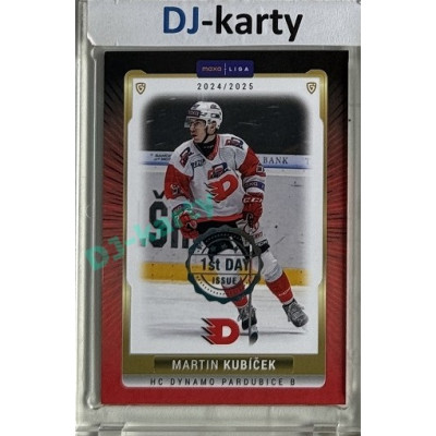 2024/25 Maxa Liga EXPO #PCE-27 Martin Kubíček 1st Day of Issue 1of2