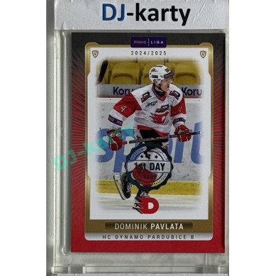 2024/25 Maxa Liga EXPO #PCE-14 Dominik Pavlata 1st Day of Issue 1of2