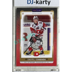 2024/25 Maxa Liga EXPO #PCE-04 Ondřej Chabada 1st Day of Issue 1of2
