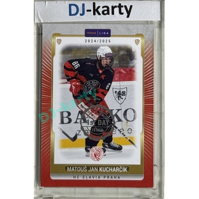 2024/25 Maxa Liga EXPO #SLA-29 Matouš Jan Kucharčík 1st Day of Issue 1of2