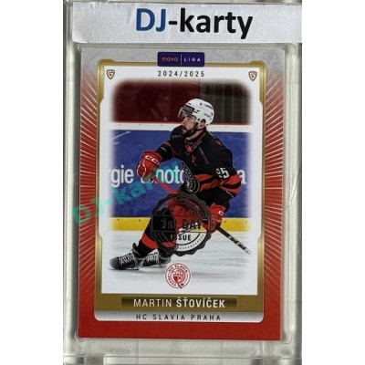 2024/25 Maxa Liga EXPO #SLA-17 Martin Šťovíček 1st Day of Issue 1of2