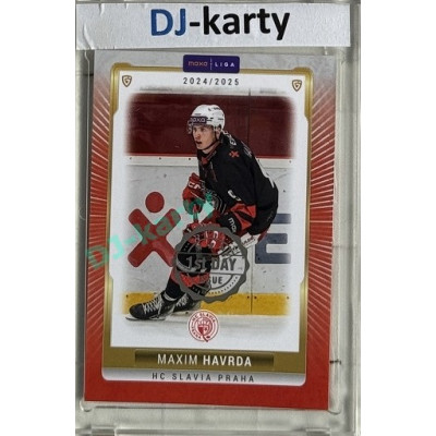 2024/25 Maxa Liga EXPO #SLA-20 Maxim Havrda 1st Day of Issue 1of2