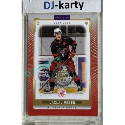 2024/25 Maxa Liga EXPO #SLA-10 Václav Veber 1st Day of Issue 1of2