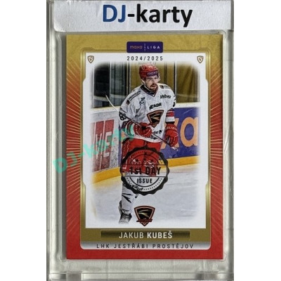 2024/25 Maxa Liga EXPO #PRO-26 Jakub Kubeš 1st Day of Issue 1of2